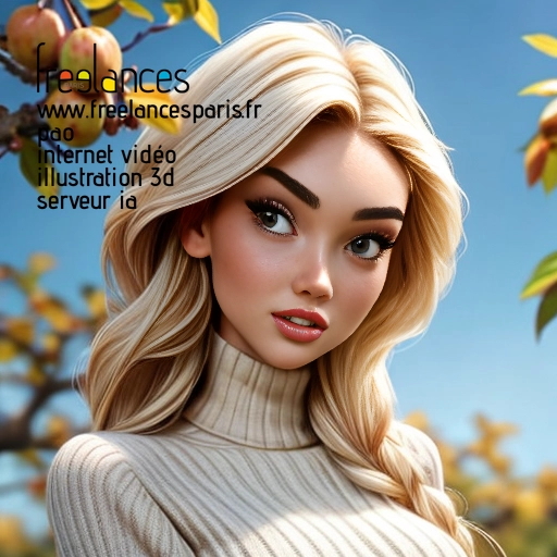 Pao mise en page internet vidéo illustration 3d serveur IA générative AI freelance paris studio de création magazines 5URNKPJ0